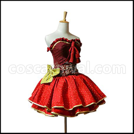 Love Live! SR 3 Month Flower Edition Awakening After Maki Nishikino Cosplay Costume coscarnival - Back View