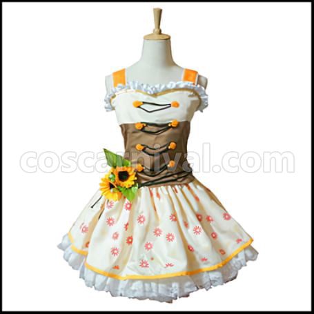 Love Live! SR 3 Month Flower Edition Awakening After Honoka Kosaka Cosplay Costume coscarnival - Front View