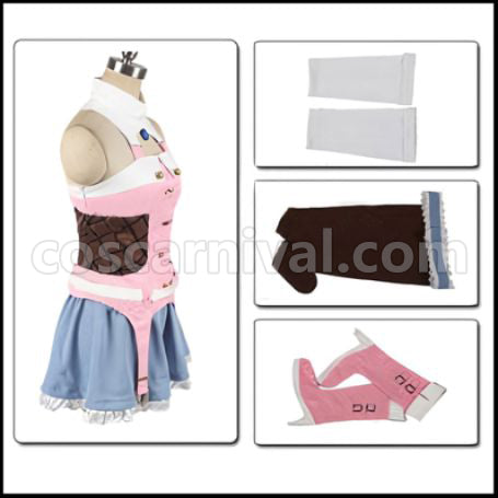 THE IDOLMASTER Yukiho Hagiwara Cosplay Costume coscarnival - Back View