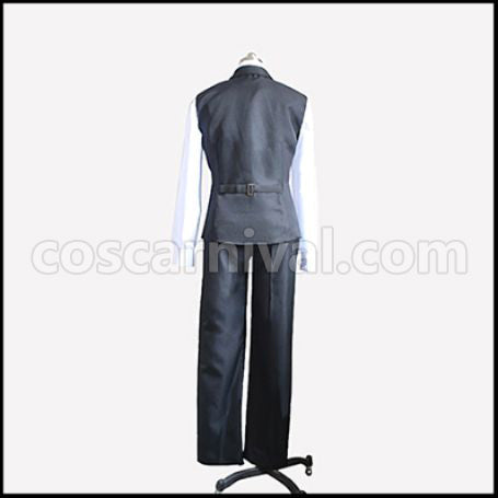 Tokyo Ghoul Ken Kaneki / Kaneki / Centipede Anteiku Cosplay Costume Coscarnival - Back View