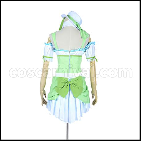 Love Live! Season 2 Episode 5/6 Insert Song Love wing bell Dancing stars on me Rin Hoshizora Cosplay Costume coscarnival - Back View