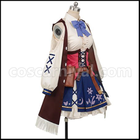 Uma Musume Pretty Derby Machikane Tanhoiza Cosplay Costume coscarnival - Back View