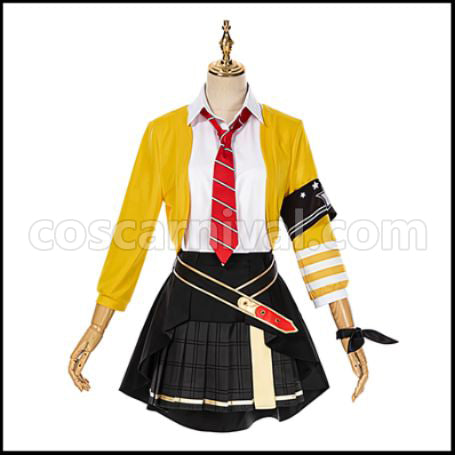 Hatsune Miku: Colorful Stage! Saki Tenma Cosplay Costume coscarnival - Front View