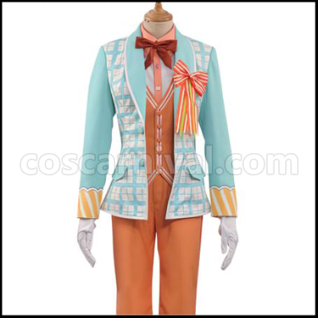 Uta no Prince-sama Shining Live Sweet Cafe Jinguji Ren Cosplay Costume coscarnival - Front View