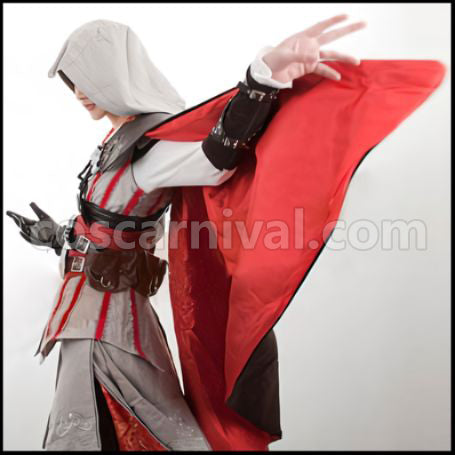 Assassin's Creed II Ezio Auditore Cosplay Costume Coscarnival - Detail Close-up