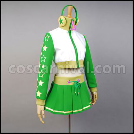 VOCALOID Vocaloid -Project DIVA- 2nd Hatsune Miku Cosplay Costume coscarnival - Back View