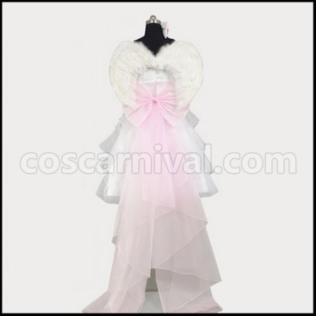 VOCALOID2 magnet Kagamine Rin with Headphones Cosplay Costume coscarnival - Back View