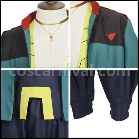 Mobile Suit Gundam: Witch from Mercury Shaddiq Zenelli Cosplay Costume coscarnival - Color and Pattern