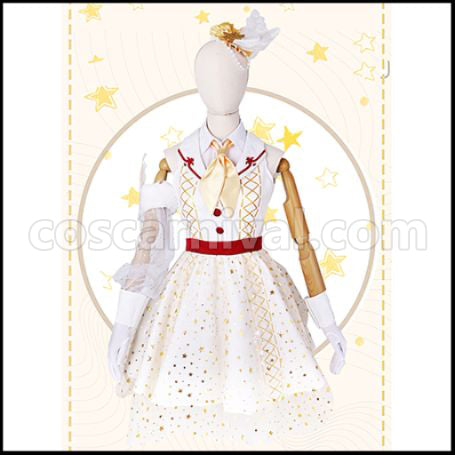 Zombieland Saga Saki Nikaido Cosplay Costume coscarnival - Material Texture