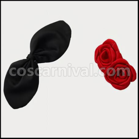VOCALOID2 Kagamine Rin Evil Daughter Court Dress Cosplay Costume coscarnival - Material Texture