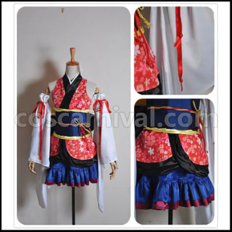VOCALOID Hanano Mai GUMI Cosplay Costume coscarnival - Back View