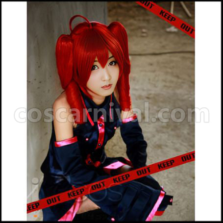 VOCALOID3 Kasane Teto Official Outfit Cosplay Costume coscarnival - Back View