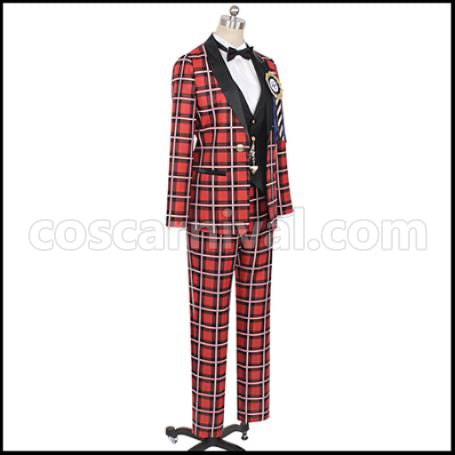 Twisted Wonderland Bridal Ace Cosplay Costume coscarnival - Back View