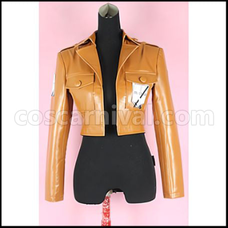 Attack on Titan Trainee Corps Coat Cosplay Costume coscarnival - Front View