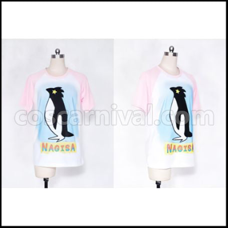 Free! Nagisa Hazuki T-Shirt Cosplay Costume coscarnival - Front View