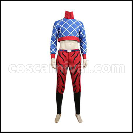 JoJo's Bizarre Adventure Guido Mista Cosplay Costume coscarnival - Front View