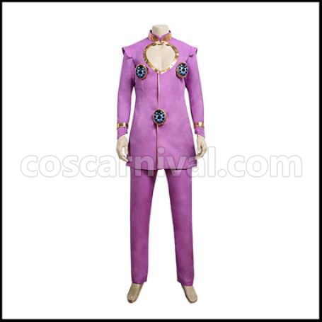 JoJo's Bizarre Adventure Giorno Giovanna Cosplay Costume coscarnival - Back View