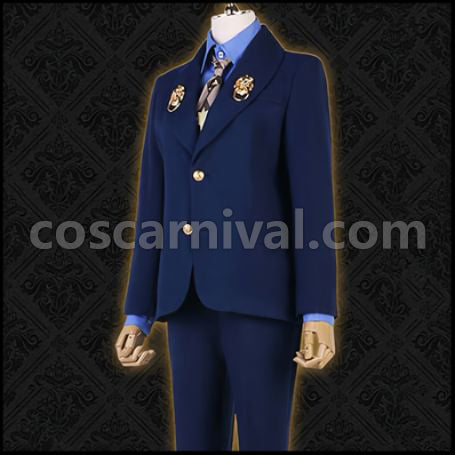 HIGH CARD Leo Constantine Pinochle Cosplay Costume coscarnival - Back View