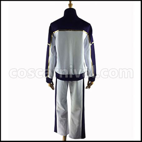 Touken Ranbu Heshikiri Hasebe Casual Wear Cosplay Costume coscarnival - Back View