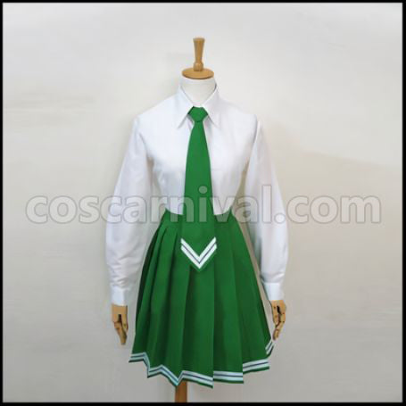 Love Lab Fujisaki Girls' Middle School Natsuo Maki Cosplay Costume coscarnival - Back View