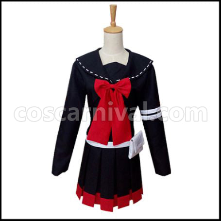 Mikagura School Suite Going Home Club Mikagura Seisa Cosplay Costume coscarnival - Back View