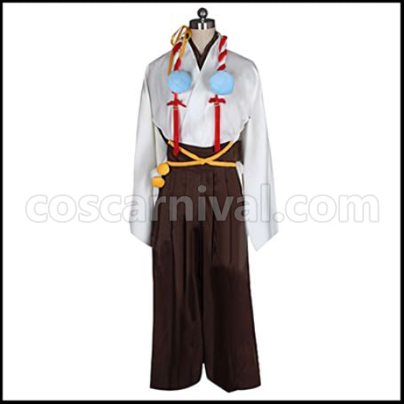 Mikagura School Suite Calligraphy Club Yasaka Himi Cosplay Costume coscarnival - Front View
