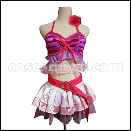 Love Live! Natsuiro Egao de 1,2,Jump! Maki Nishikino Cosplay Costume coscarnival - Front View