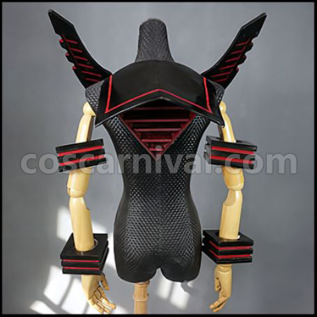 Kill la Kill Ryuko Matoi Kamui Senketsu "Human-Clothes Unity" Kamui Senketsu Cosplay Armor coscarnival - Back View