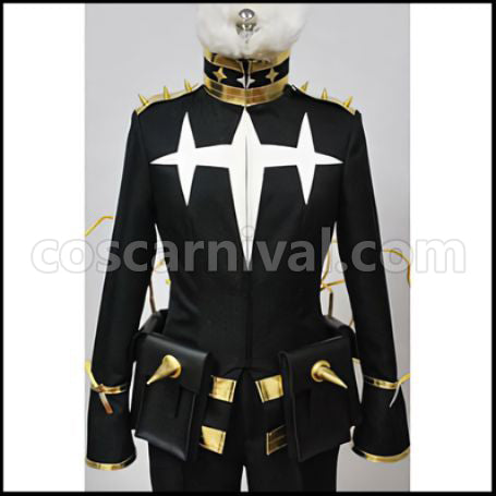 Kill la Kill Houka Inumuta Three-Star Goku Uniform Cosplay Costume coscarnival - Collar Design
