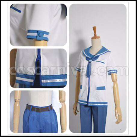 A Lull in the Sea Hikari Sakishima Cosplay Costume coscarnival - Back View