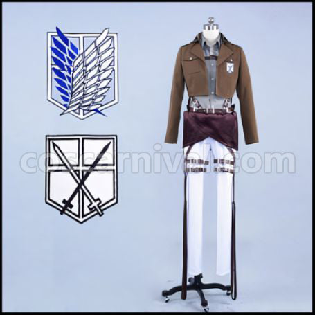 Attack on Titan Scout Regiment Jean Kirstein Cosplay Costume coscarnival - Front View