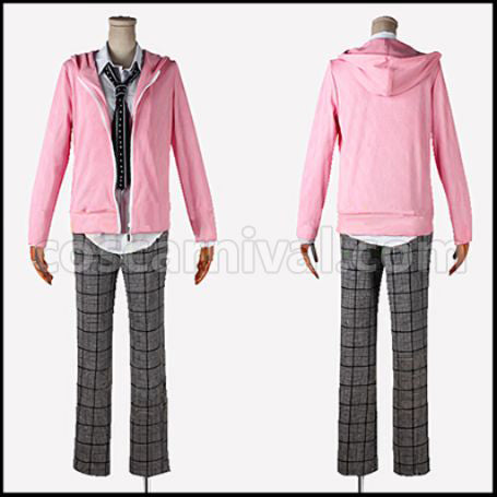 MARGINAL#4 Atom Kirihara Student Uniform Starry Night Vow Cosplay Costume coscarnival - Side Profile
