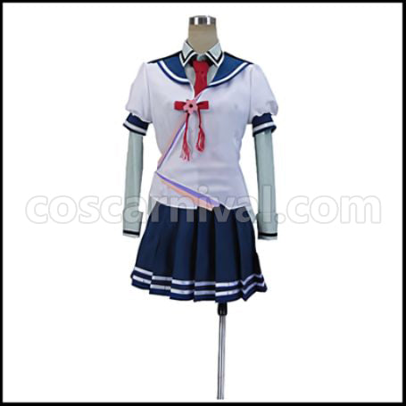Kantai Collection Light Cruiser Ooyodo Cosplay Costume coscarnival - Front View