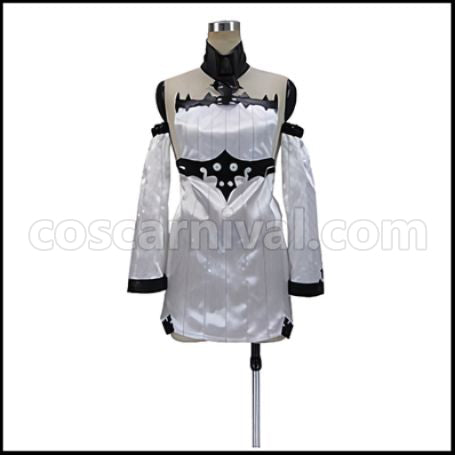 Kantai Collection Harbor Princess Cosplay Costume coscarnival - Front View