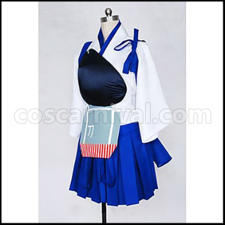 Kantai Collection Kaga Cosplay Costume coscarnival - Back View
