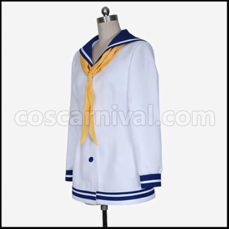 Kantai Collection Yukikaze Tsuruyoku no Tsubasa Cosplay Costume coscarnival - Back View