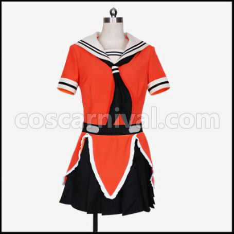 Kantai Collection Kuma River Naka Cosplay Costume coscarnival - Front View