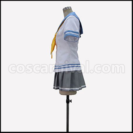 Kantai Collection Ship Girl Hamakaze (Kagerou-class Destroyer) Cosplay Costume coscarnival - Back View