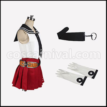 Kantai Collection Light Cruiser Agano Cosplay Costume coscarnival - Back View