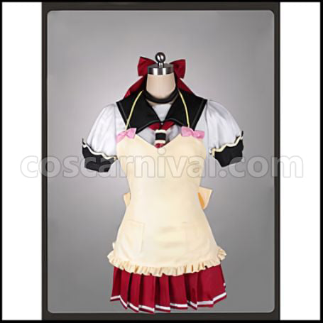 I Couldn't Become a Hero, So I Reluctantly Decided to Get a Job. Fino Bloodstone Cosplay Costume coscarnival - Front View