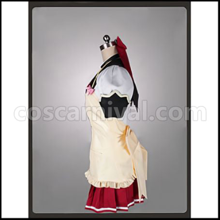 I Couldn't Become a Hero, So I Reluctantly Decided to Get a Job. Fino Bloodstone Cosplay Costume coscarnival - Back View