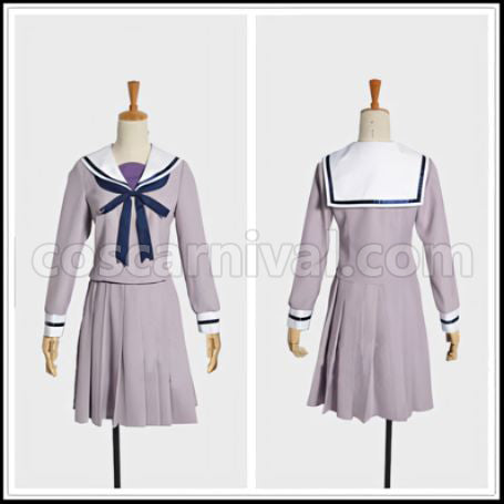 Noragami Hiyori Iki Sailor Suit Cosplay Costume coscarnival - Side Profile