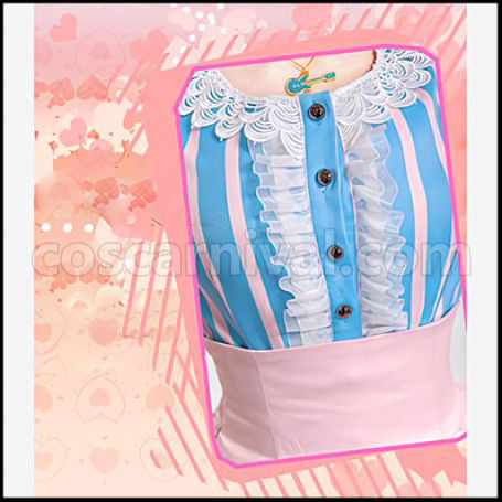 Super Sonico Sonico Garter Stockings Cosplay Costume coscarnival - Cuff Style