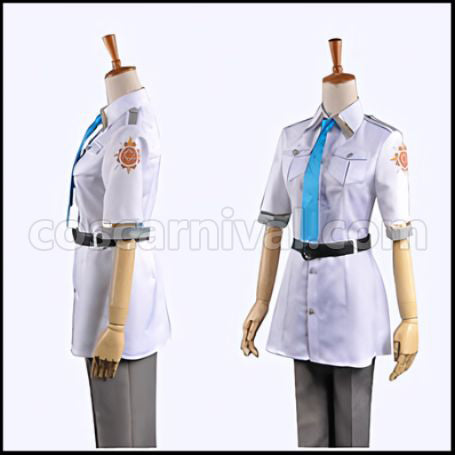 Kamigami no Asobi Apollon Agana Belea Summer Uniform Cosplay Costume coscarnival - Back View