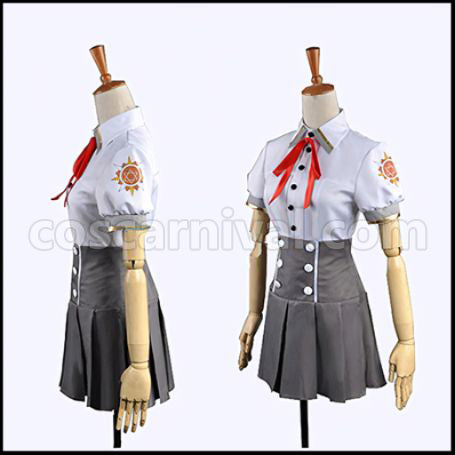 Kamigami no Asobi Kusanagi Yui Summer Uniform Cosplay Costume coscarnival - Back View