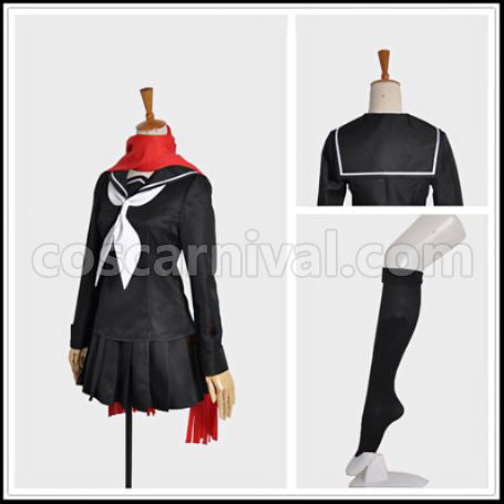 Mekakucity Actors Ayano/Shield Mountain Fumino Cosplay Costume coscarnival - Back View
