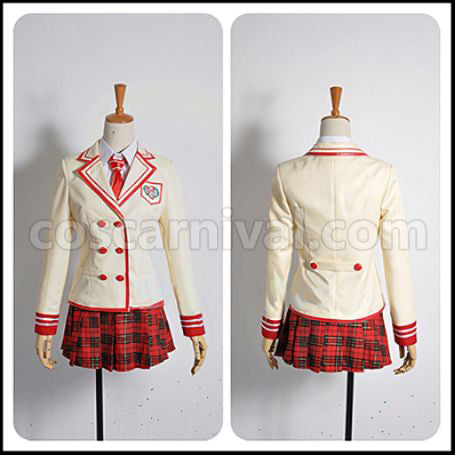 Shuumatsu no Shiori Project Female Uniform Bko Cosplay Costume coscarnival - Front View