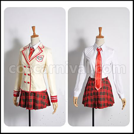 Shuumatsu no Shiori Project Female Uniform Bko Cosplay Costume coscarnival - Back View