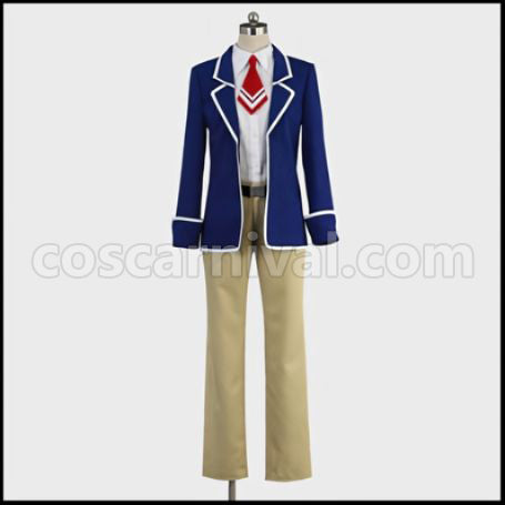 Nisekoi Seishiro Tsugumi Bonyari High School Second Year Uniform Cosplay Costume coscarnival - Front View