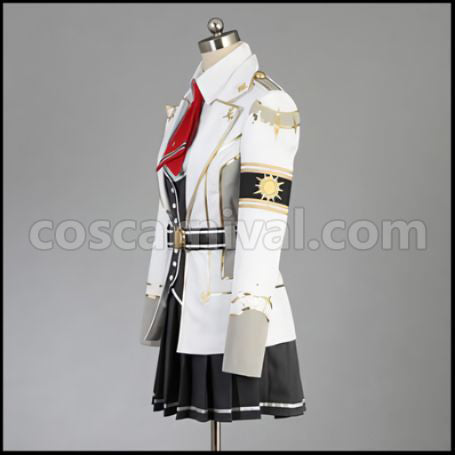 Kamigami no Asobi Kusanagi Yui High School Uniform Cosplay Costume coscarnival - Back View